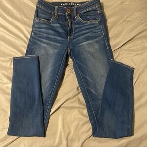 American Eagle High Rise Jegging Crop
